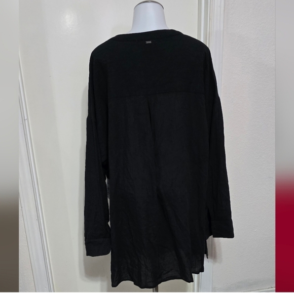 O'Neill Black V-Neck Women's Cover-up - Picture 3 of 7